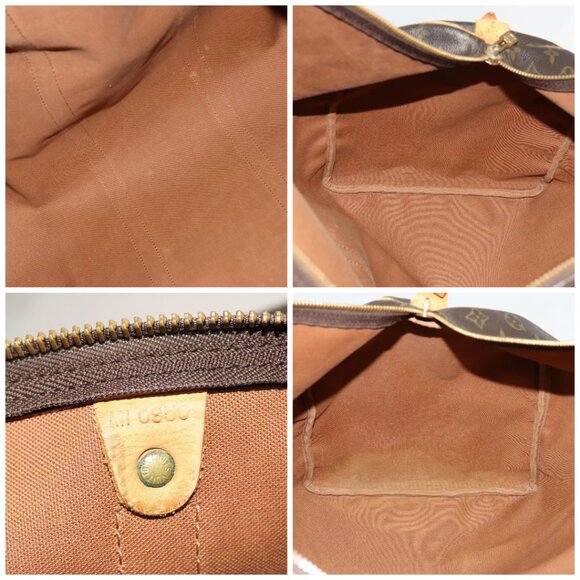 LOUIS VUITTON Monogram Keepall 60 Boston Bag M41422 LV Auth 120577 - Picture 15 of 16